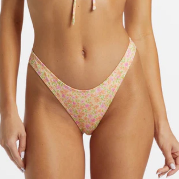 Billabong Summer Breeze Hike Bikini Swim Bottoms Peach Whip Small - Picture 5 of 11